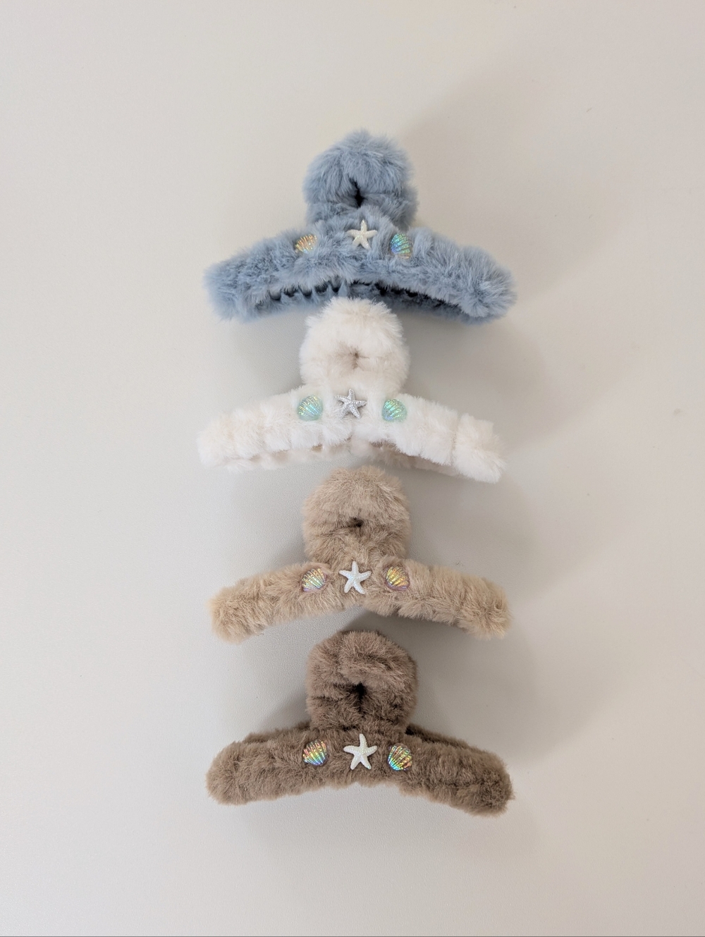 Starfish Hair Claw Clip Set Of 4